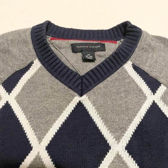 Tommy Hilfiger Knit Sweater Boys Size Medium 8-10 Pullover - Picture 4 of 16